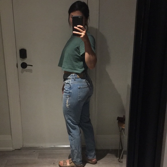 NWOT Zara dad boyfriend ripped jeans - Picture 2 of 6